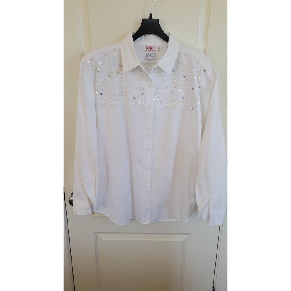 R&K Originals White and White Lace